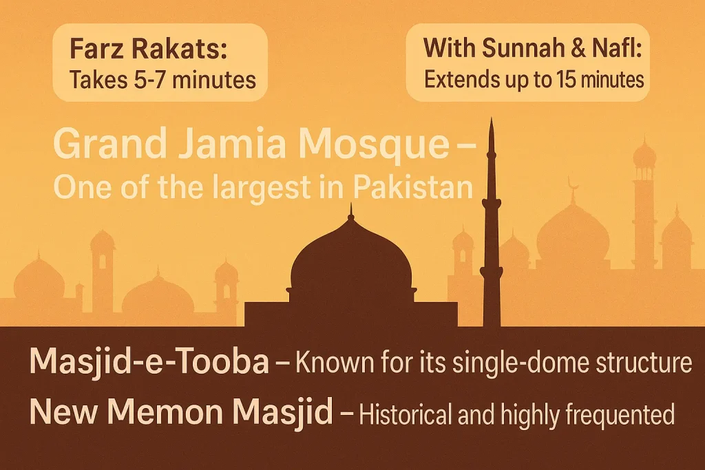 Masjid-e-Tooba – Known for its single-dome structure.