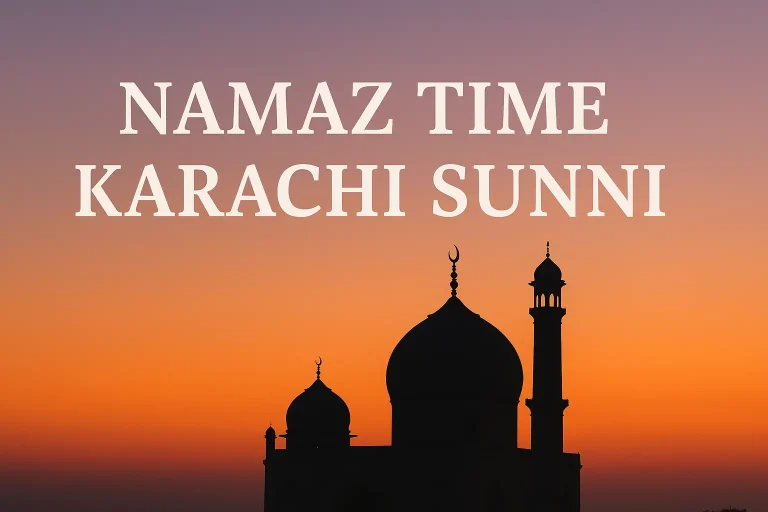 Namaz Time Karachi Sunni