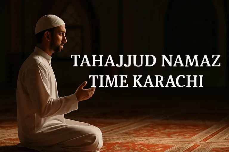 Tahajjud Namaz Time Karachi